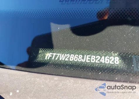 2018 Ford F-250 Xlt из США, поврежденный, VIN 1FT7W2B68JEB24628